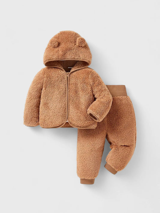 2 Piece Baby Bear Fleece Jacket and Pants