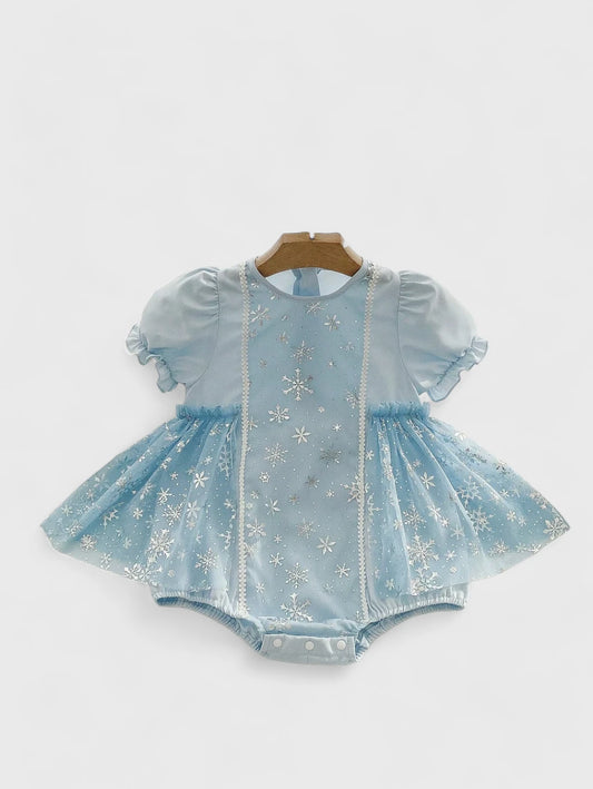 Infant Baby Girl Ice Princess Bodysuit Dress