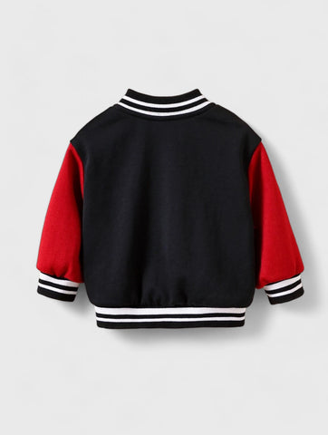 Baby Boy Letter Varsity Jacket