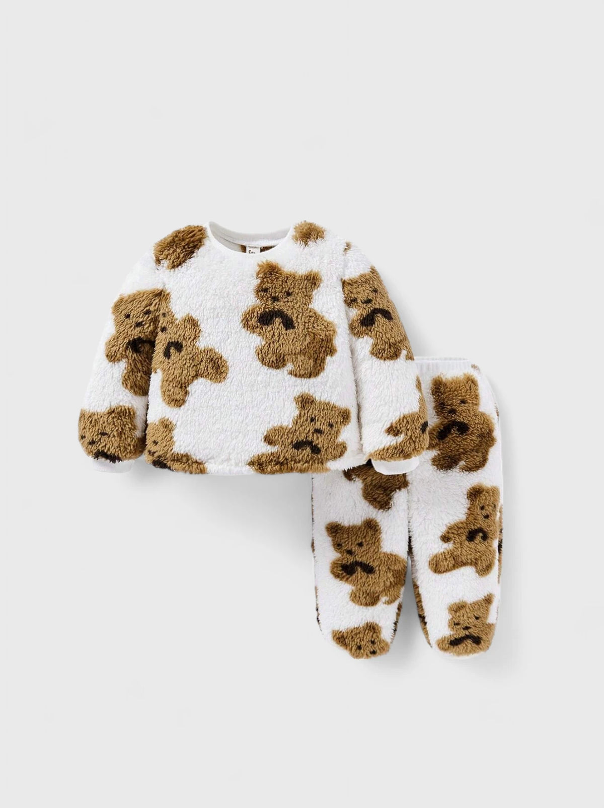 Baby Fleece Brown Bear Fleece Sweat Suit