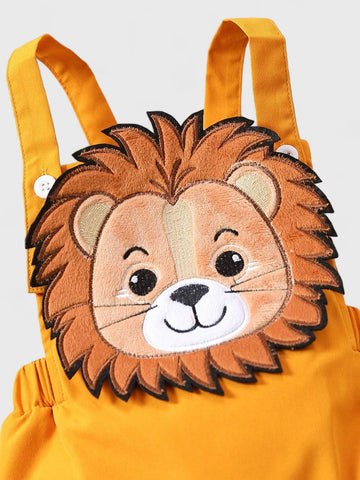 Infant Baby Boy Lion Overall Bodysuit