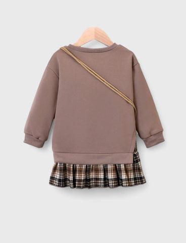 Toddler Girl Sweatshirt Dress