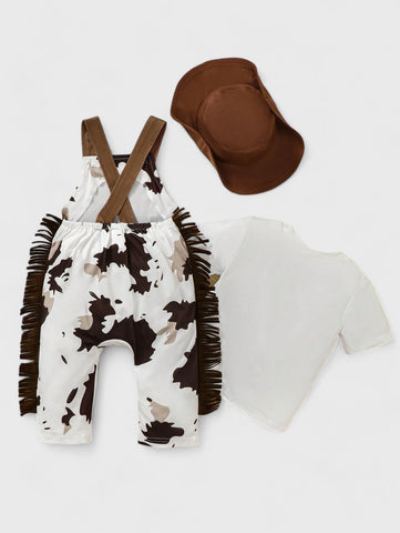 3 Pcs Infant Boy Cowboy Costume