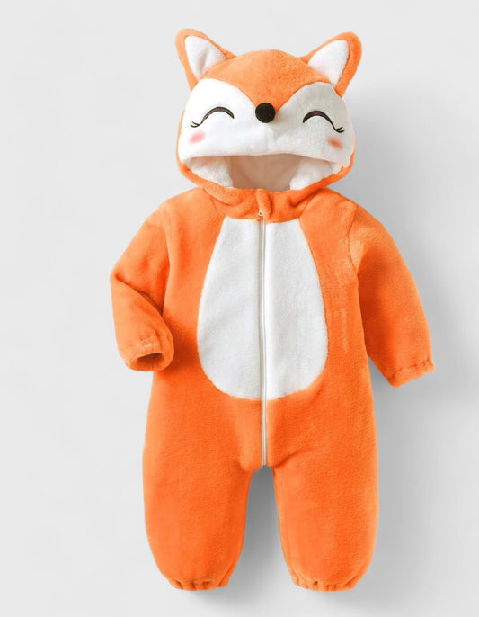 Baby Fox Fleece Jumpsuit