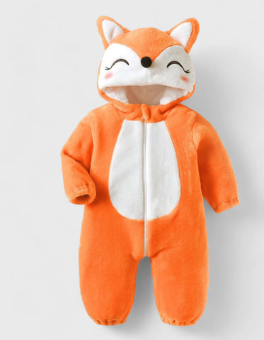 Baby Fox Fleece Jumpsuit