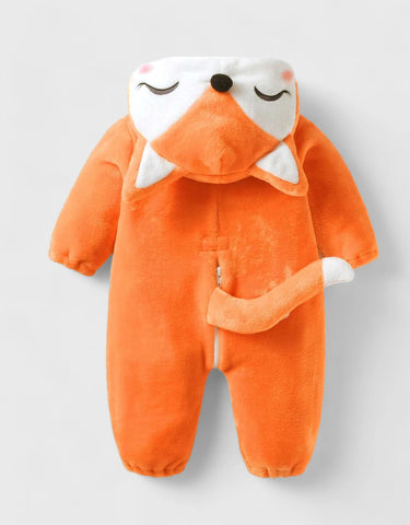 Baby Fox Fleece Jumpsuit