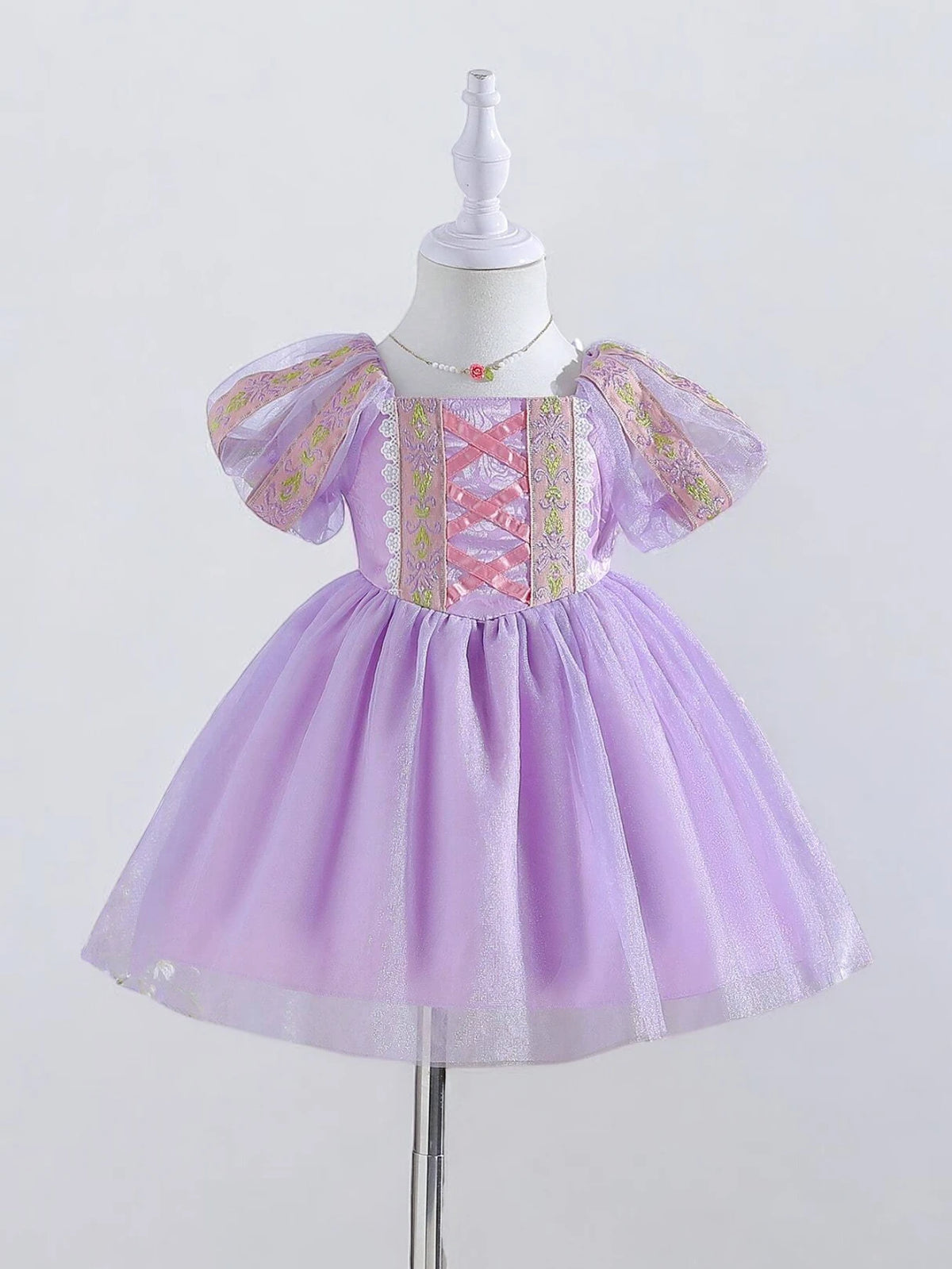 Baby Girl Puff Sleeve Princess Dress