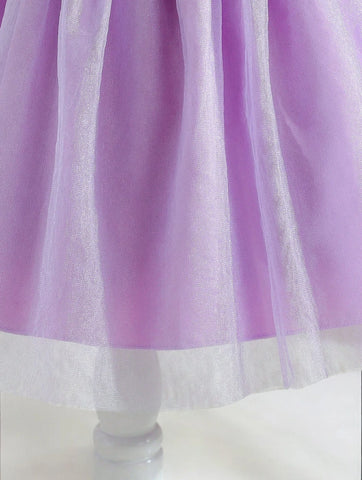 Baby Girl Puff Sleeve Princess Dress