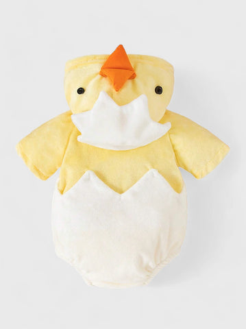 Infant Baby Chick Fleece Bodysuit