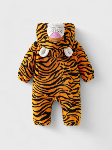 Baby Tiger Fleece Jumpsuit