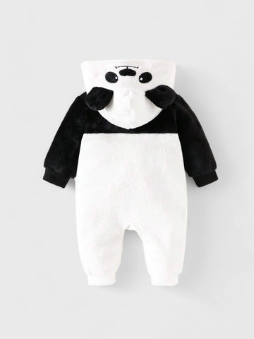 Baby Panda Fleece Jumpsuit