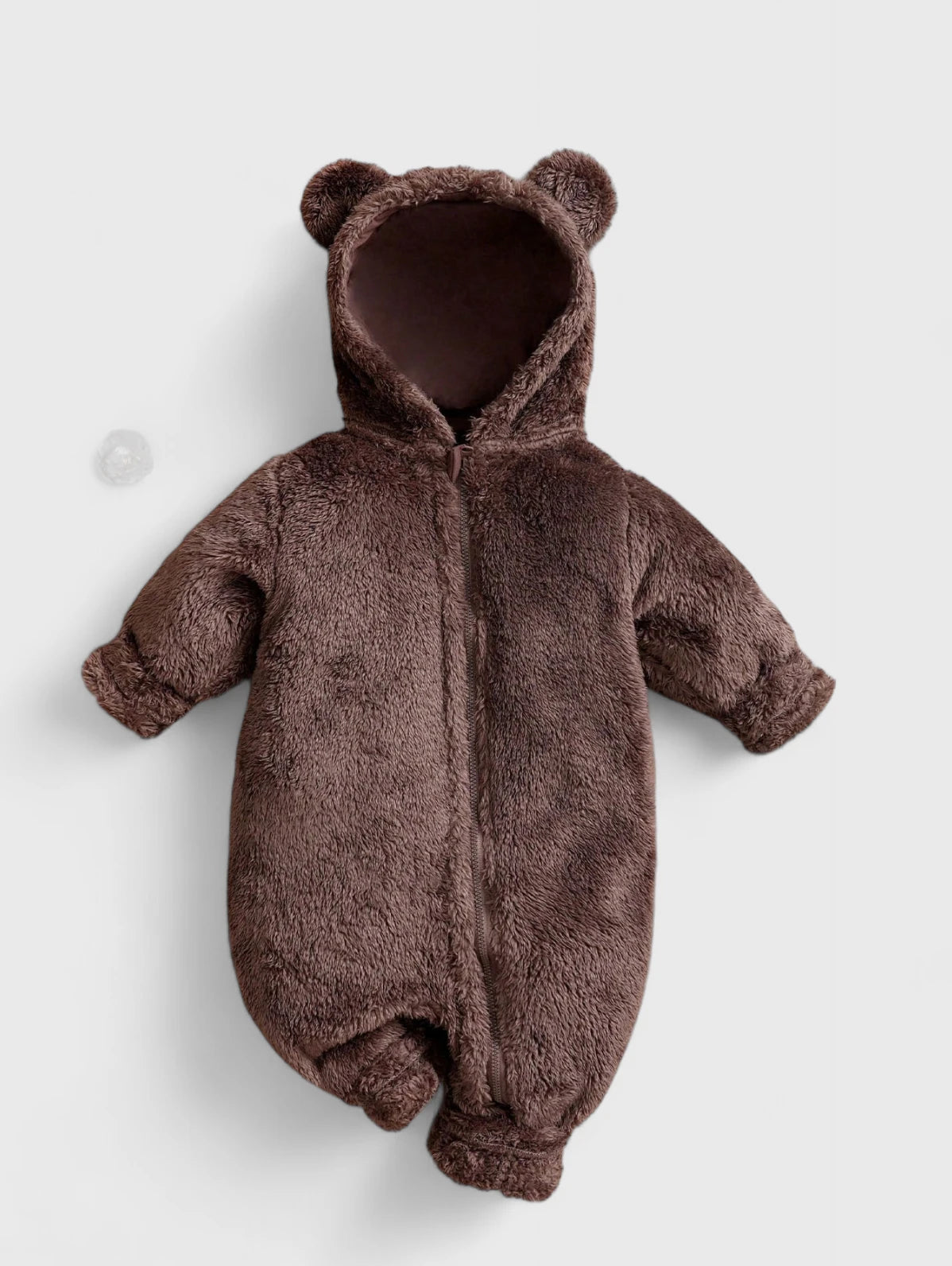 Baby Bear Fleece Zip up Jumpsuit