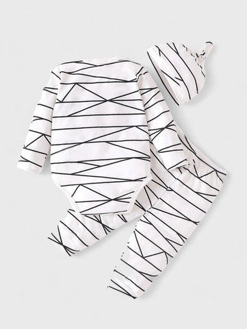 3 Pc Baby Mummy Costume