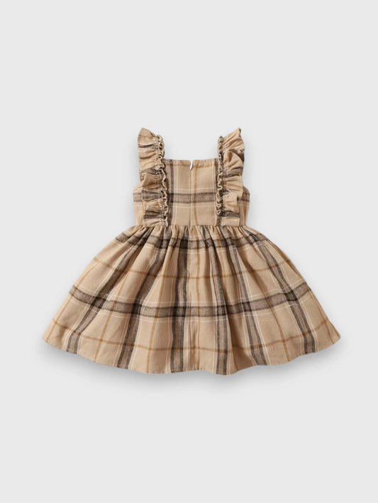 Baby Girl  Ruffle Plaid Dress