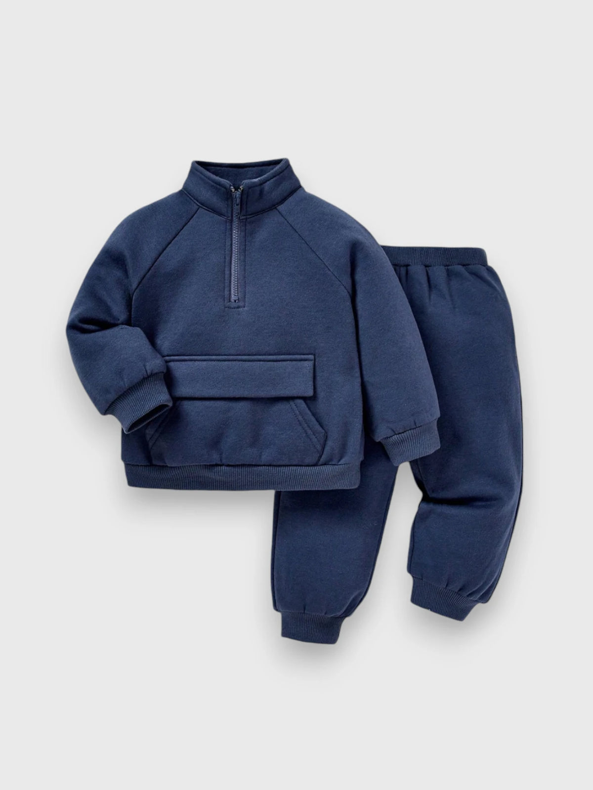 2 Pc Baby Quarter Zip Sweat Suit