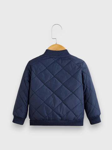 Baby Boy Quilted Bomber Jacket