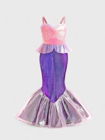 Girls Mermaid Tinsel Dress