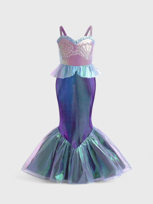 Girls Mermaid Tinsel Dress