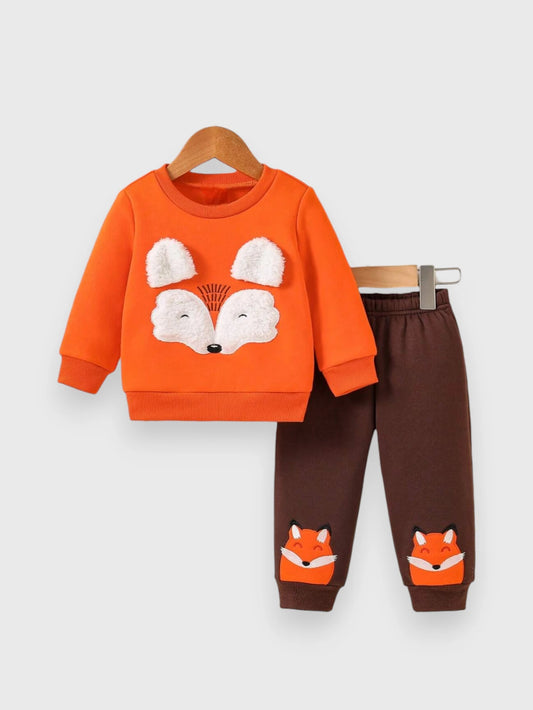 Baby Boy Fox Fleece Sweatsuit