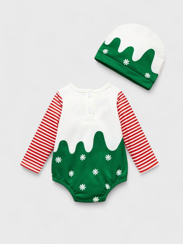 2 Pcs Baby Bundt Cake Bodysuit