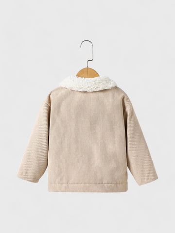 Baby Boy Corduroy Sherpa Lined Jacket