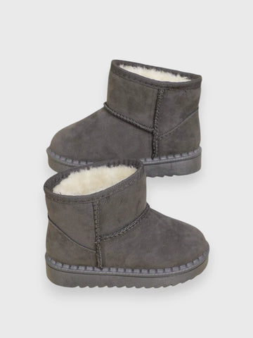 Toddler Baby Suede Fur lined Boots