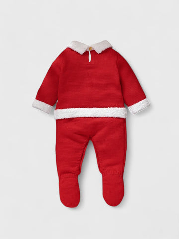 Infant Baby Knit Santa Footies