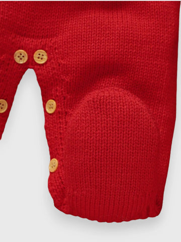 Infant Baby Knit Santa Footies