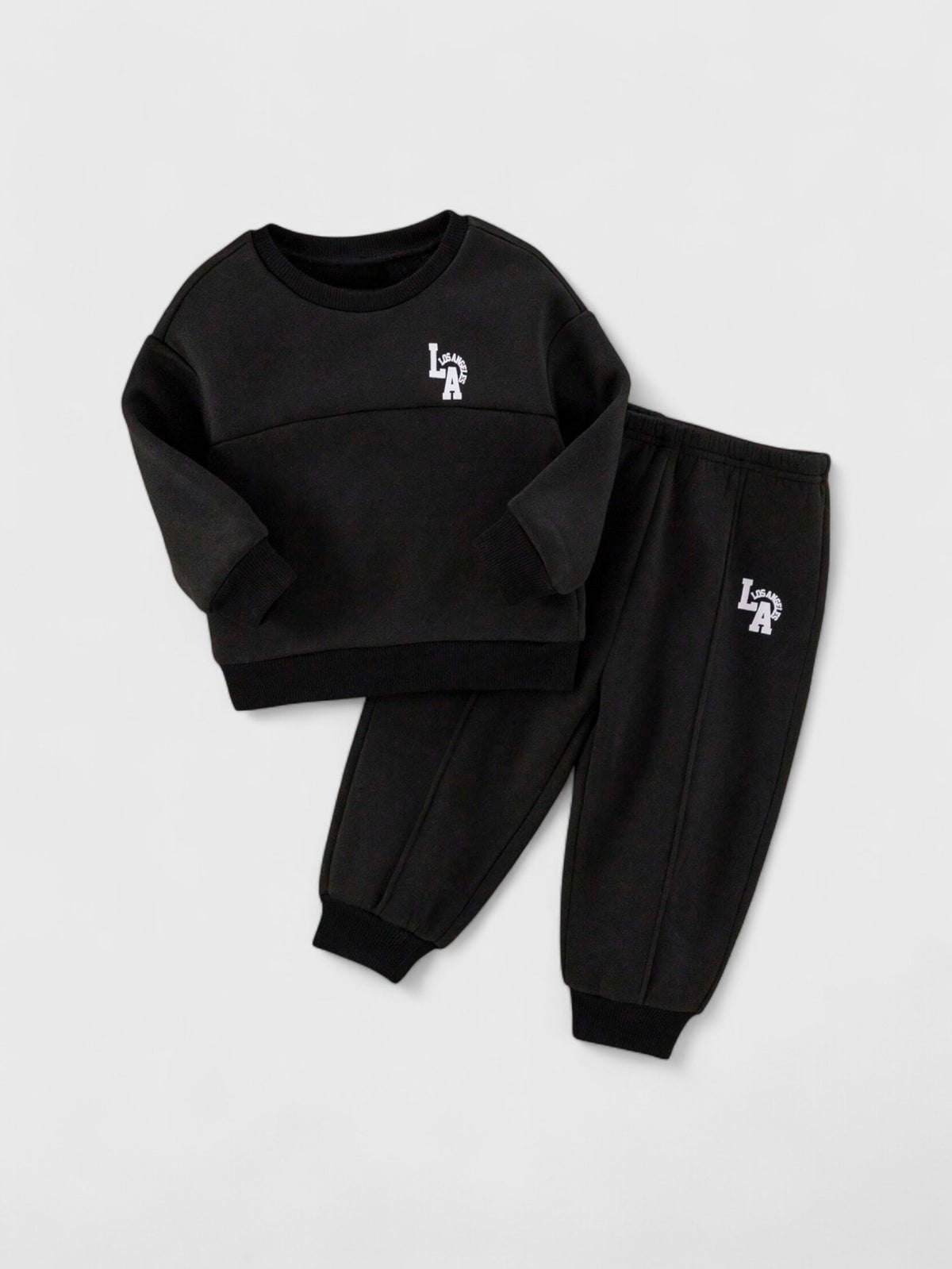 2 Pc Baby LA Crew Neck Sweat Suit