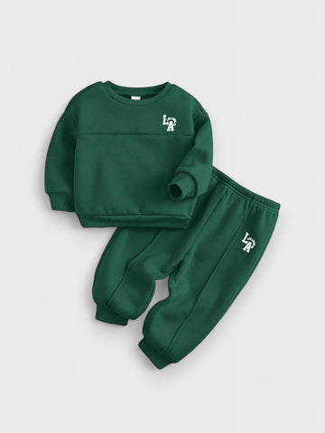 2 Pc Baby LA Crew Neck Sweat Suit