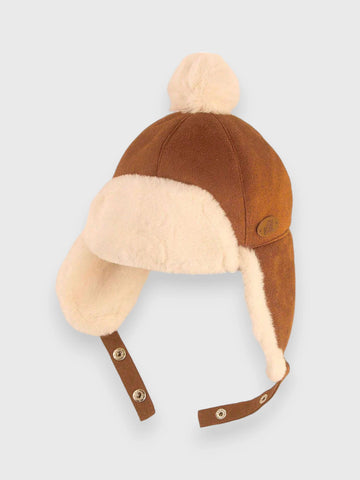 Baby Faux Suede Aviator Hat