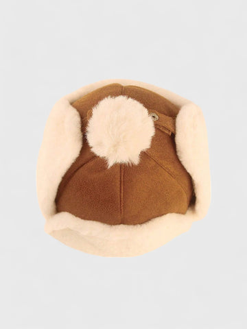 Baby Faux Suede Aviator Hat