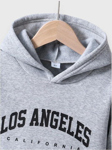 2 Pc Boys LA Fleece Hoodies and Joggers