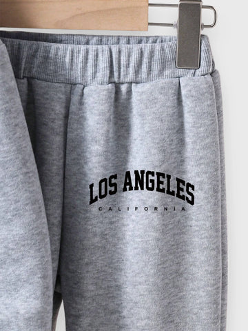 2 Pc Boys LA Fleece Hoodies and Joggers