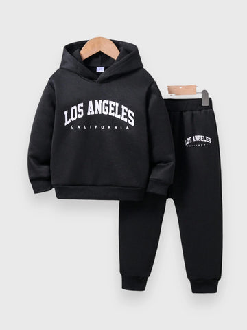 2 Pc Boys LA Fleece Hoodies and Joggers