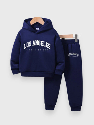 2 Pc Boys LA Fleece Hoodies and Joggers