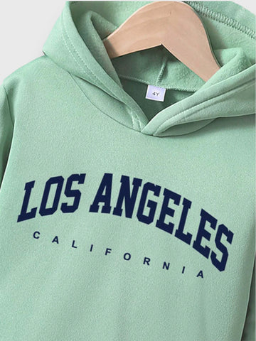 2 Pc Boys LA Fleece Hoodies and Joggers