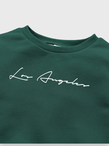 2 Pc Boys LA Script Sweat Set