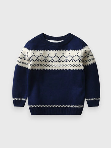 Boys Knitted Winter Sweater