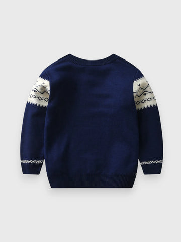 Boys Knitted Winter Sweater