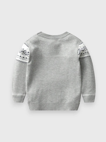 Boys Knitted Winter Sweater