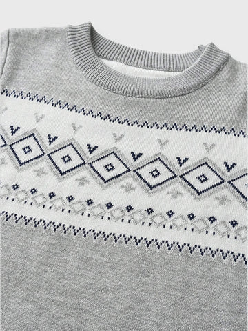 Boys Knitted Winter Sweater