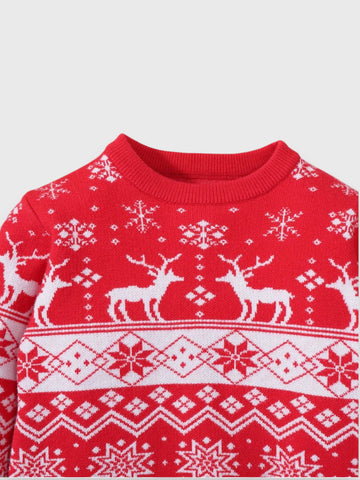 Boys Festive Reindeer Sweater