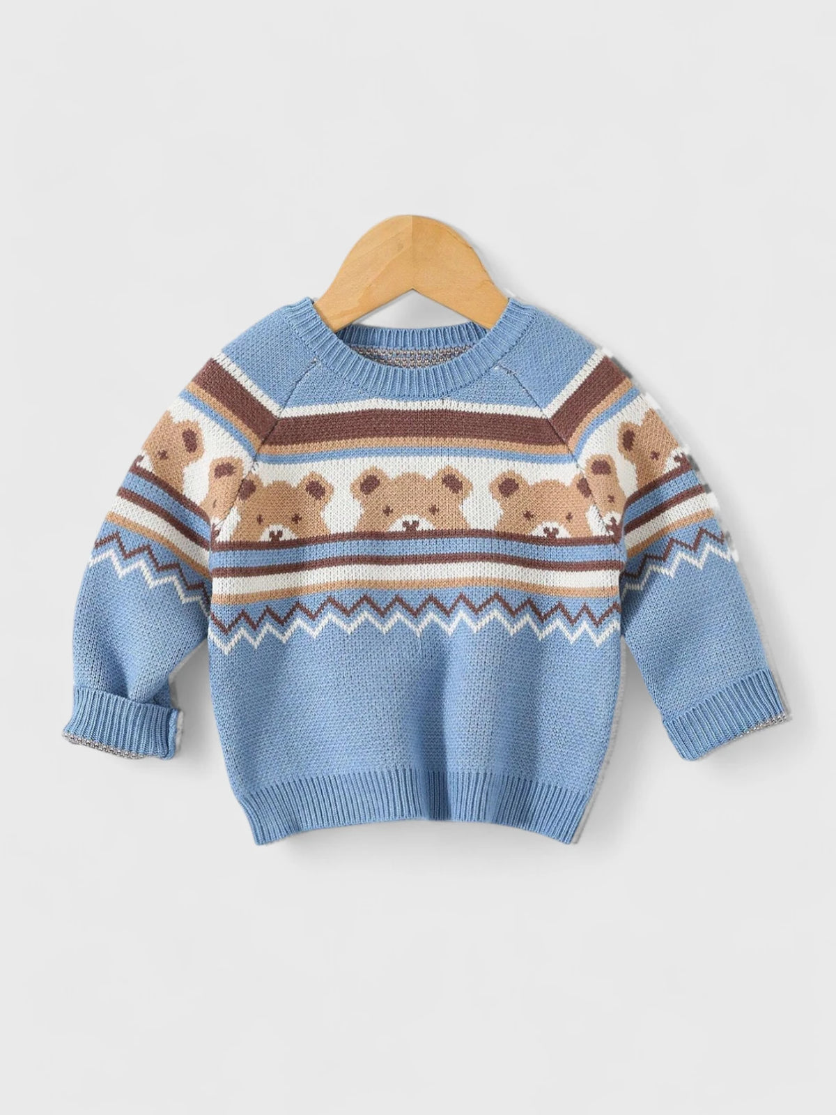 Baby Boy Bear Knitted Sweater