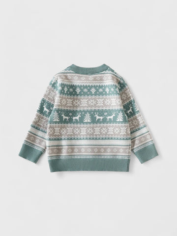 Baby Elk Fair Isle Sweater