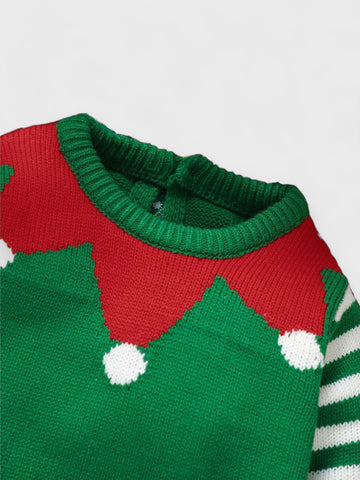 Baby Knit Elf Jumpsuit