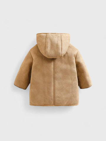 Baby Girl Sherpa Lined Fleece Jacket