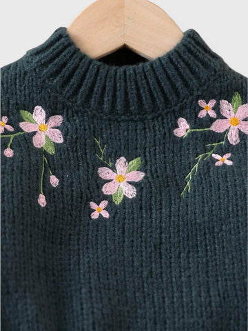 Girl Cherry Blossom Sweater