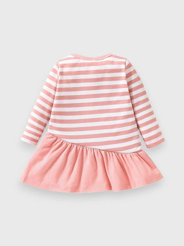 Baby Girl Stripe Bunny Dress