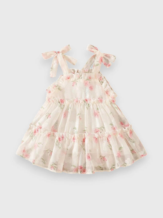 Baby Girl Rose Tiered Sun Dress